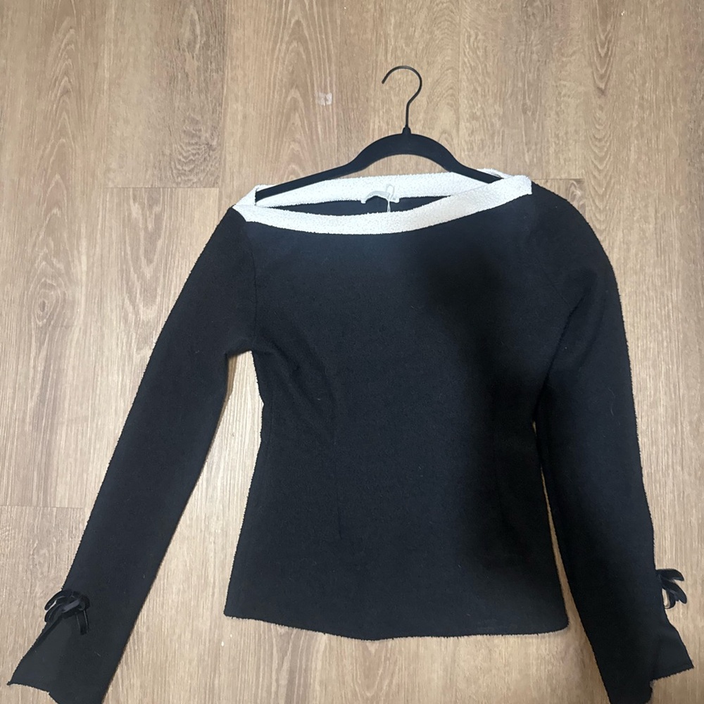 ZARA fitted black top S - Picture 12 of 13